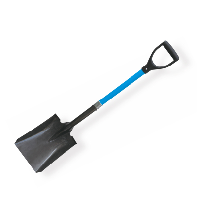 Large steel shovel (square head handshake) 240 * 290 * 535 mm