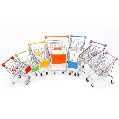 Mini shopping cart, supermarket, shopping cart, household and office sundries, furnishing articles, children's imitation toy factory supply