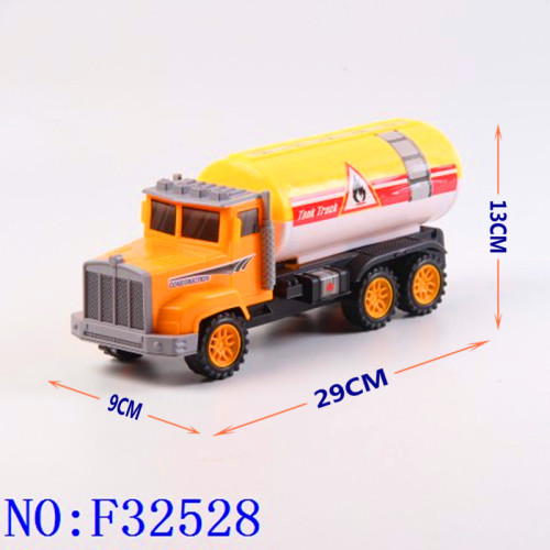 Cross-Border Children‘s Plastic Toys Wholesale inertial Engineering Vehicle Oil Tank Truck F28