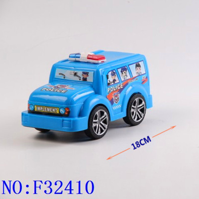 Cross-border wholesale of plastic toys for children inertia police car F32410