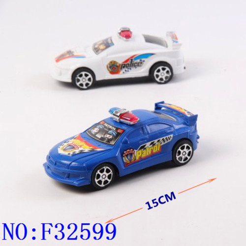 cross-border children‘s plastic toys wholesale solid color taxi police car f99