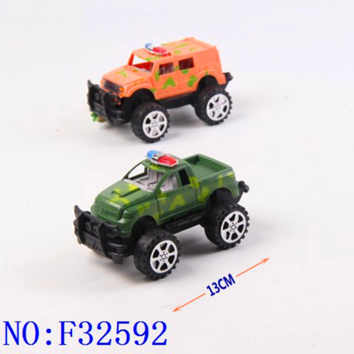 cross-border children‘s plastic toys wholesale inertial off-road police car f92