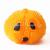 Halloween jack-o' -lantern fuzzy ball Halloween cute yo-yo jack-o' -lantern TPR soft gum light toy