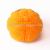 Halloween jack-o' -lantern fuzzy ball Halloween cute yo-yo jack-o' -lantern TPR soft gum light toy