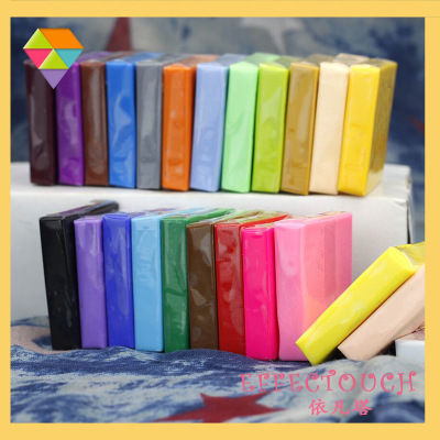 Factory Direct Sales Environmental Protection Polymer Clay Colored Clay No O-Benzene No Heavy Metal Polymer Clay Taobao Hot Sales 250G