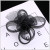 Black new top clip brand new Korean ribbon flower hair decoration hairpin clip clip import hairpin spring clip horsetail clip