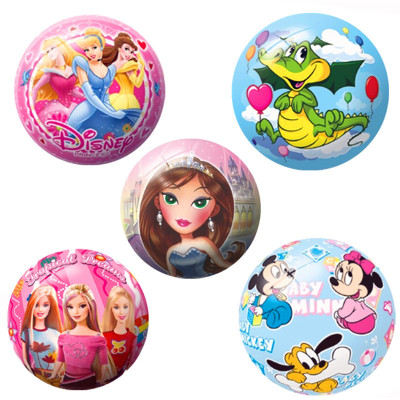 Factory Direct Sales Wholesale New Full Printing Pet Toy Ball Single Printing Million National Flag Beach PVC Inflatable Toy Ball 9-Inch