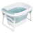 Children bath bucket folding bath bucket can sit down baby bath tub baby bath tub child bath bucket family swimming