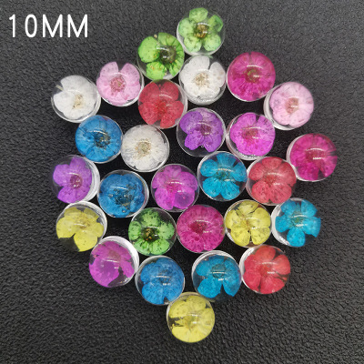 DIY small real flower jewelry accessories necklace bracelet time gem necklace necklace 10mm