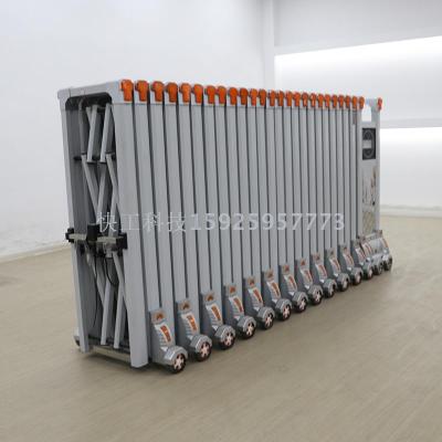 Stainless steel electric telescopic door aluminum alloy electric door