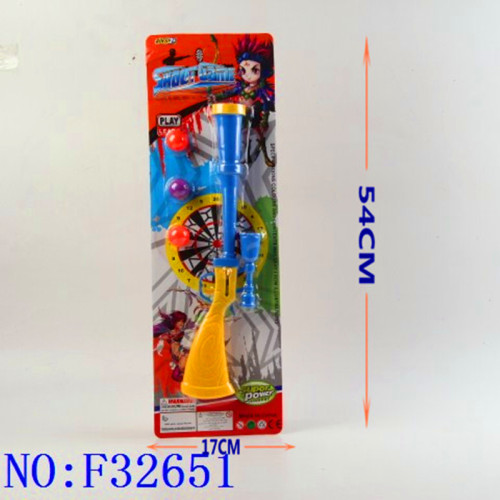 Cross-Border Children‘s Plastic Toys Wholesale Universal Table Tennis Gun F32651