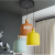 Nordic aluminum chandelier simple restaurant lamp creative coffee shop milk tea shop bar personality bedroom macaro