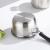 Stainless steel three piece set of pot soup pot milk pot multi-functional gift set