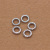 S925 sterling silver spiral ring loose bead ring bead spacer piece diy jewelry beaded material accessories