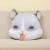 Pillow print Pillow hamster print face Pillow sofa office as plush toy