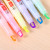 Creative double head fluorescent pen fluoroscopic window polypropylene fluorescent color waterborne marker pen