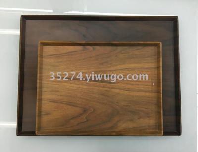 Manufacturer direct shot amine wood grain tray was large amount of inventory low price processing quality good, price concessions