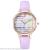 Hot style ins personality stripe creative ladies with diamond belt watch