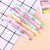 Creative double head fluorescent pen fluoroscopic window polypropylene fluorescent color waterborne marker pen