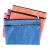 Ball-Type Double-Layer Cloth File Bag Mesh Bag Zipper Bag Edge Sliding Bag
