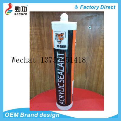 ACRYLIC SEALANT acid glass glue TIGER quick-drying glass glue for doors and Windows
