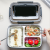 Stainless steel lunch box lunch box student adult portable fresh lunch box do not string flavor division box wholesale