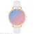 New personality gradient rainbow fashion fine watch with student table