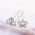 New Fashion Diamond Ball U-Shaped Hair Clasp Bride Headdress Crown Hair Clasp Updo Hairpin Alloy Hair Clasp Pin Female