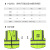 LIKAI reflective vest application project fluorescent vest multi-pocket traffic safety protective clothing can be available