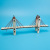 DIY cable-stayed bridge student science and technology small production creative gizmos mechanics and physics experiment play teaching AIDS homework