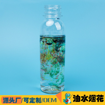 Oil and water fireworks oil and water mixing oil and water separation technology small production interest small experiment extracurricular knowledge material package new