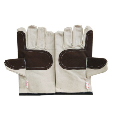 Manufacturers direct rc fear canvas gloves workers railway electric welders rc fear canvas gloves