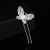 New Pearl U Disk Head Handmade Headwear Korean Fashion Hairpin Accessories Women's Accessories Pin Updo Rhinestone