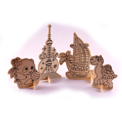 Wooden Toy Processing Customization Laser Cutting Stamping Wooden Play Customization 3D 3D Puzzle