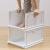 Cabinet shelving plastic multi - functional folding and finishing shelving removable push pull hollow hand storage shelving