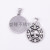 Male stainless steel pendant overbearing move retro tree design crown pendant tag fashion fashion