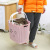 Multifunctional fashion storage basket household dirty clothes storage basket hollow out pure color storage basket