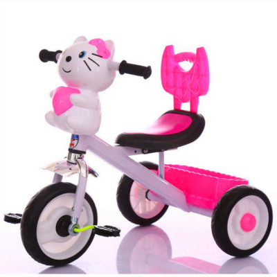 Children flash bike baby cartoon front tricycle children's toy car