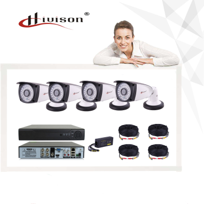 4 way 2 m letters AHD set with CCTV gnu waterproof camera set