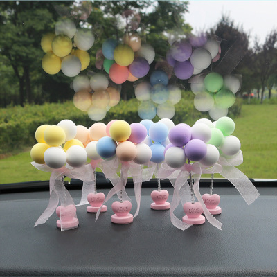 Spring Shaking Head Confession Balloon in-Car Car Decoration Cute Creative Dashboard Dashboard Special Decoration Car
