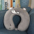 Creative cartoon animal memory cotton printed u pillow travel pillow crystal fleece slow rebound neck pillow wholesale