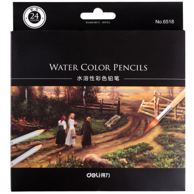 \"Capable 6518 water man Series color Lead color pencil drawing pencil Secret garden doodle pencil 24 Color color pencil is every day
