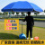 Outdoor Double-Layer Vinyl Sun Umbrella Large Sunshade Zero-Light Sunscreen Beach Umbrella Stall Umbrella Courtyard Umbrella