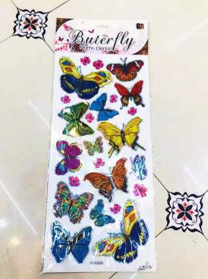 FD-HP 3D Butterfly Layer Stickers Wall Stickers Combination Sticker Decorative Sticker