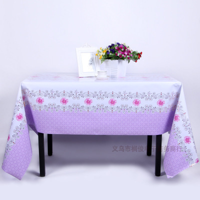 Fashion PVC printed tablecloth professional custom cold tablecloth square tablecloth manufacturers direct sale