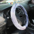 Car Steering Wheel Cover 38cm Universal Plush Grip Cover for Winter Environmentally Friendly Material