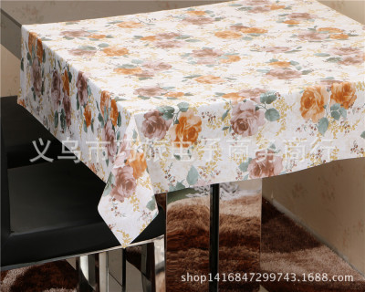 Fashion PVC printed non-woven tablecloth tablecloth professional custom cold tablecloth manufacturers direct sale