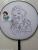 Painting of fans diy hand-painted children's group fan Painting fan white palace fan