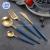 Factory hot sells 304 stainless steel tableware knife fork spoon coffee spoon set of 4 