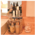 Rotating cosmetics storage box do nishing acrylic dressing table lipstick skin care products transparent desktop shelf